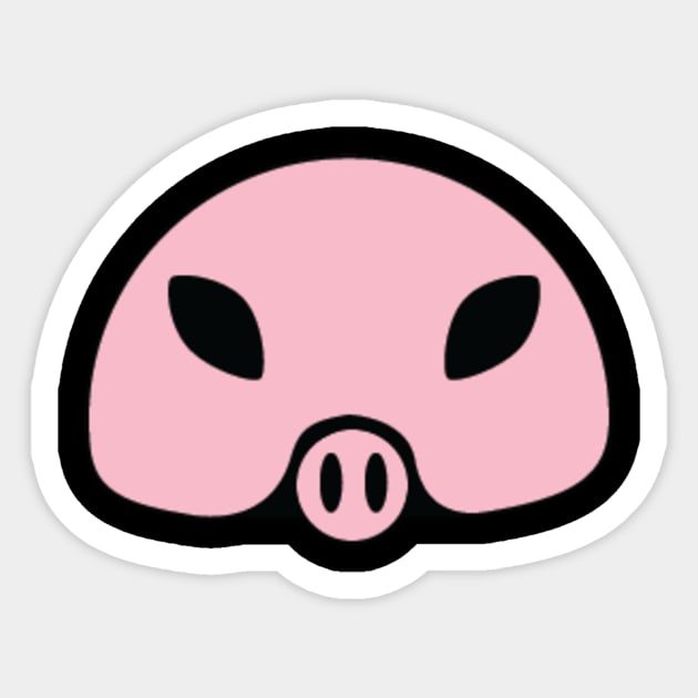 Pigmask Helmet (Ensign) Sticker by ChaoticBeat